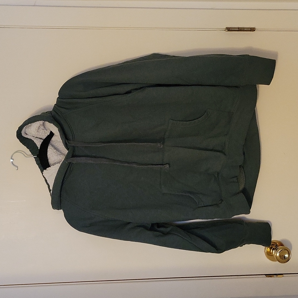 Old navy sherpa hoodie L